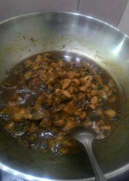 Chicken mushroom #ayam jamur ala toping mie ayam