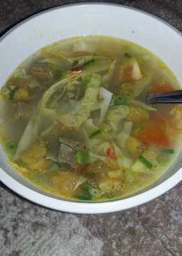 Soto Sapi Bening ala-kadarnya