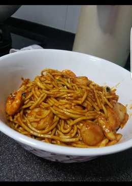 Mee goreng basah ala org singapura