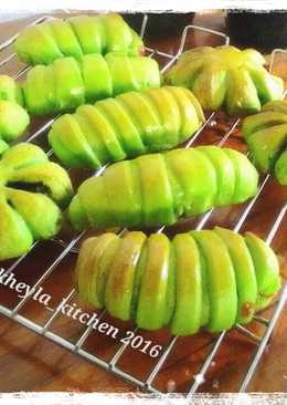 Roti Manis Pandan Water Roux