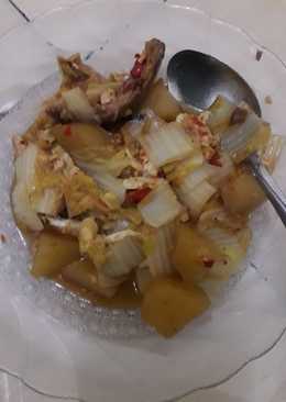 Oseng sawi bumbu sarden