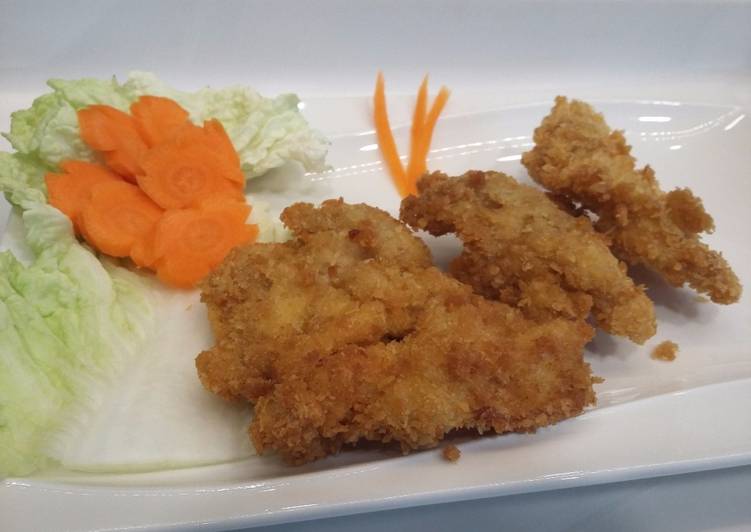 Resep chiken katsu simple Dari debian