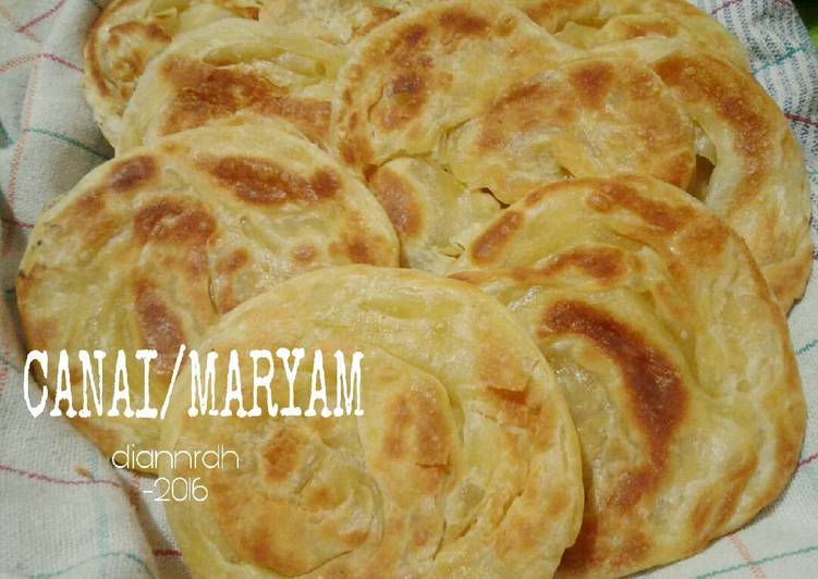 resep Roti Canai/Maryam (step by step)