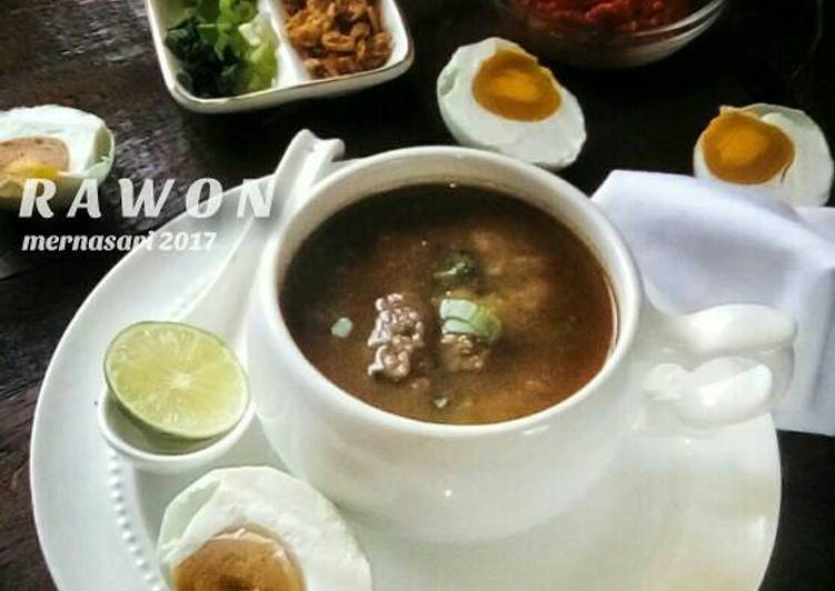 resep lengkap untuk Rawon #kitaberbagi