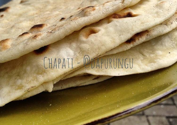 resep Chapati Mudah (roti india)