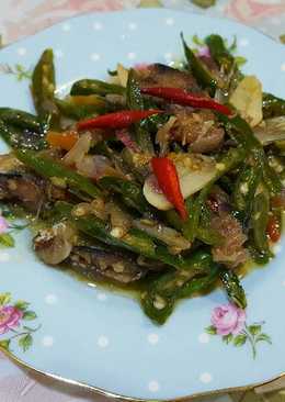 Ikan asin cabe hijau