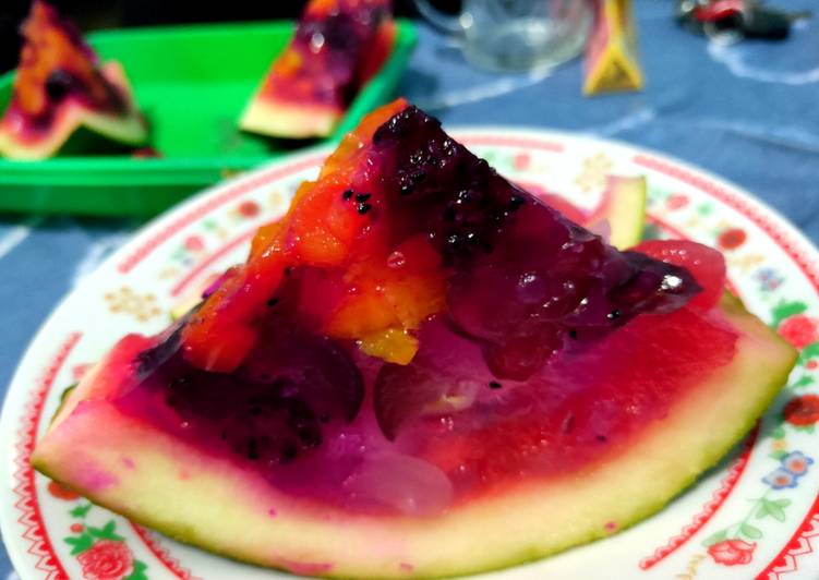 Resep Puding Buah Semangka Oleh Maria Magdalena Cookpad