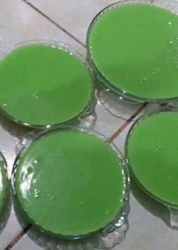 Puding vla kelapa muda