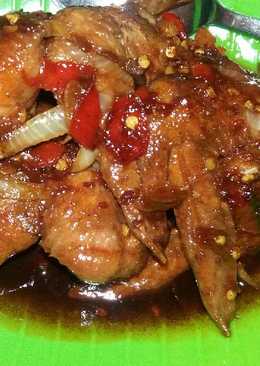 Sayap ayam kecap pedas manis