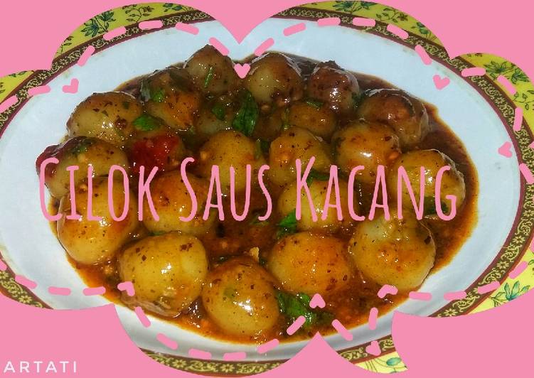 gambar untuk resep Cilok saus kacang