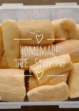 Membuat Sendiri Tape Singkong (homemade)