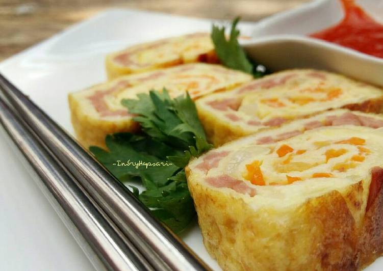 Resep Gyeran Mari (Telur Gulung a-la Korea) By Indry Hapsari