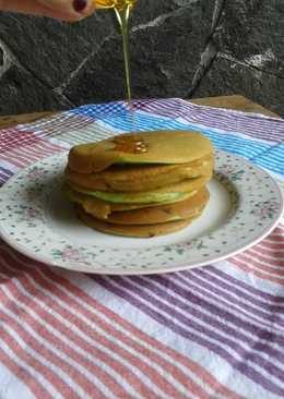 Buttermilk pancake pandan