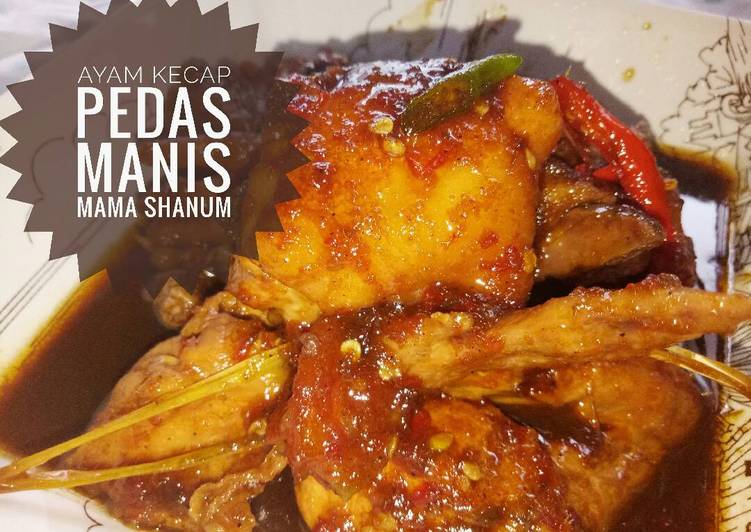 gambar untuk resep makanan Ayam kecap pedas manis