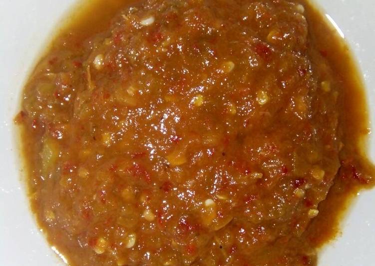 resep lengkap untuk Sambal belimbing wuluh terasi (asem2 segar)