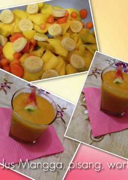 Jus Mangga wortel pisang