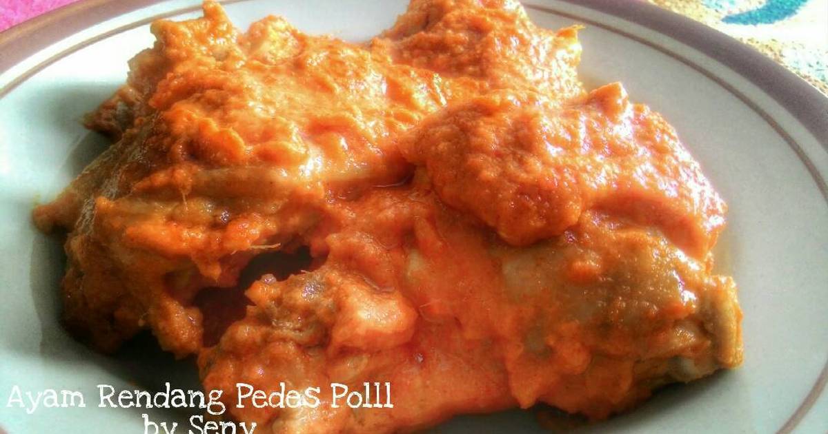 1 resep  rendang  ayam  pedes pollll enak  dan sederhana Cookpad