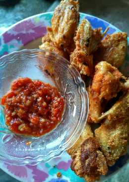 Sayap Goreng Bawang & sambal bawang
