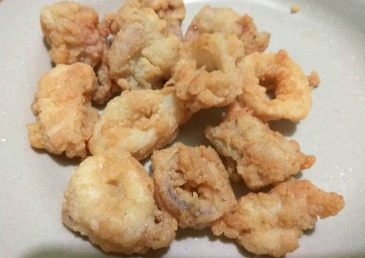 resep Cumi goreng tepung simpel