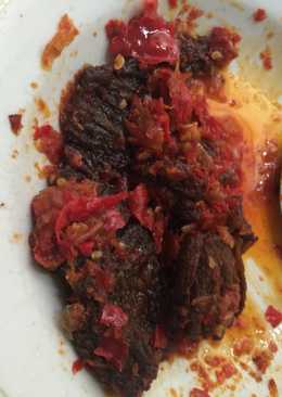 Dendeng Lambok Balado