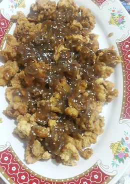 Ayam tepung saos teriyaki