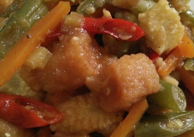 resep Tumis sayur n nugget stik ayam