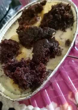 Pudding pisang brownies