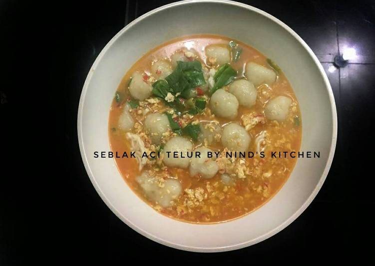 resep lengkap untuk Seblak Aci #pr_recookmasakanpedas