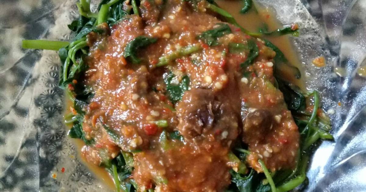 141 resep rujak kangkung enak dan sederhana Cookpad