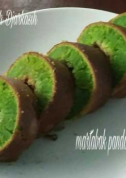 Martabak pandan gulung