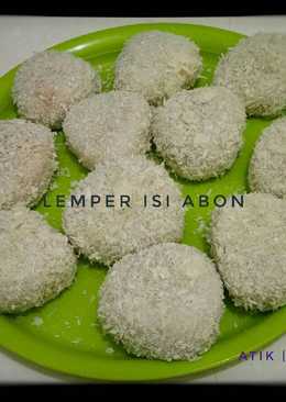 Lemper goreng isi abon