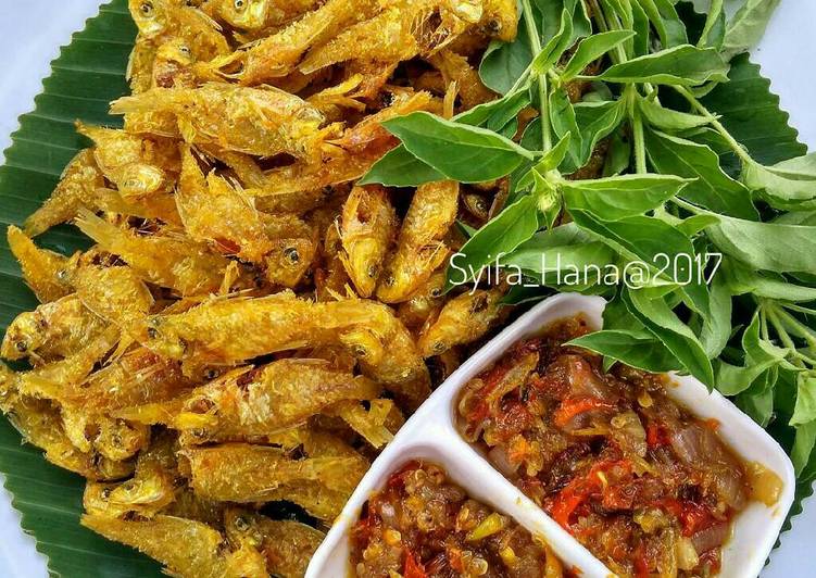 cara membuat Wader Goreng dan Sambal Bawang