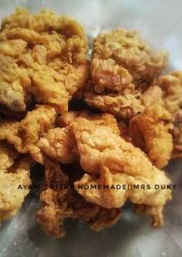 Ayam goreng crispy (tepung homemade)