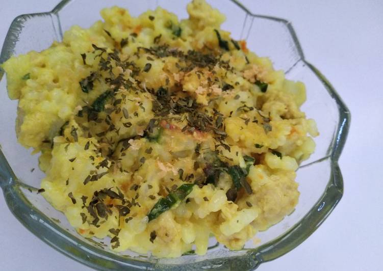 Resep Melted Risotto MpASI 9 bulan By Mama Puspa