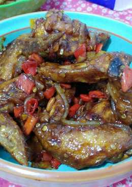 Black pepper chicken wings