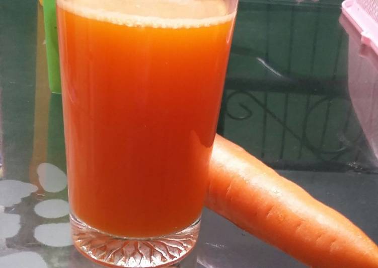 resep lengkap untuk Jus wortel apel