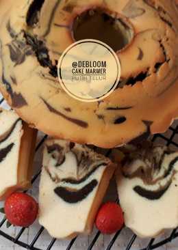 280. Cake Marmer Putih Telur