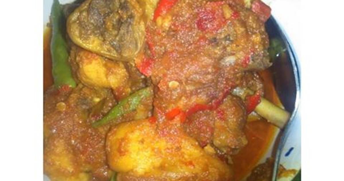 Resep Paha ayam bumbu merah ala chef honeylani ala Hanilani