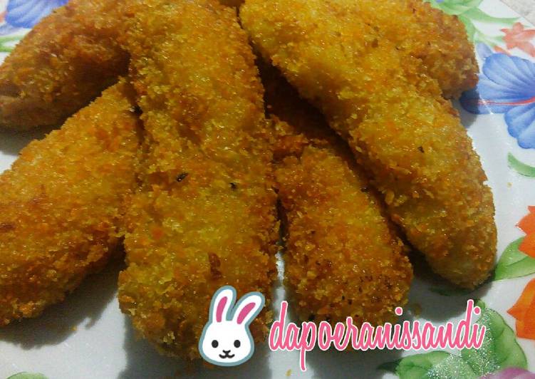 bahan dan cara membuat Pisang Goreng Pasir