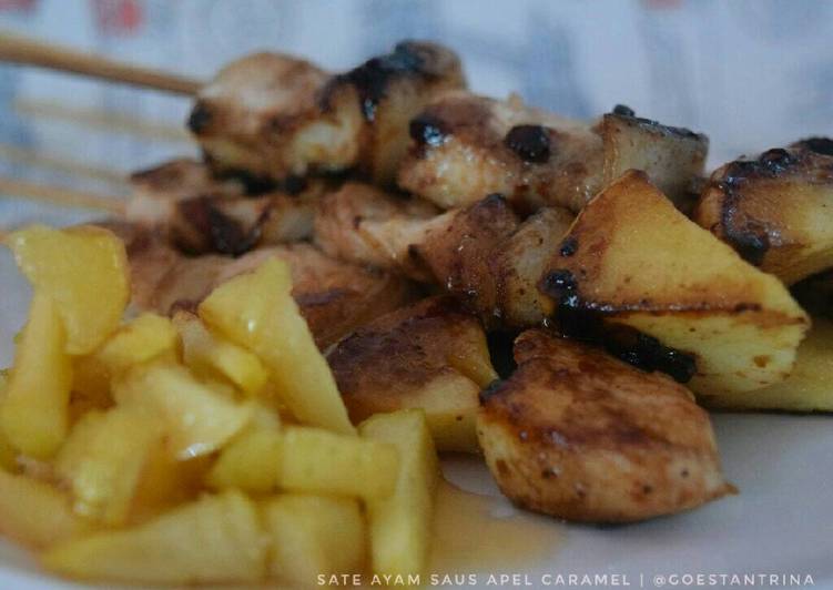 gambar untuk resep makanan Sate Ayam Saus Apel Caramel