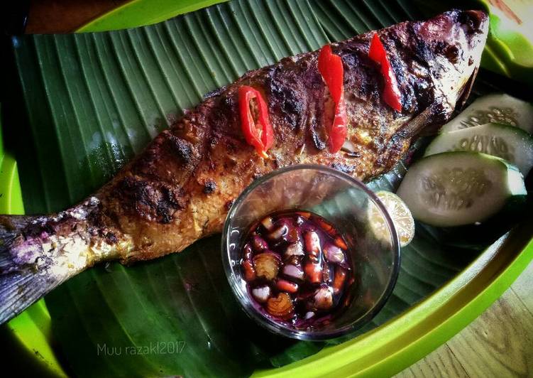 gambar untuk resep makanan Ikan bandeng bakar saos kecap