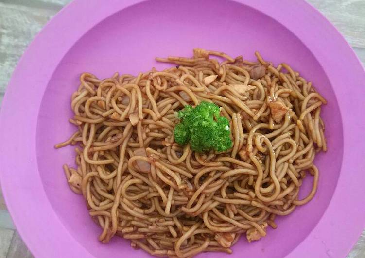 resep masakan Spageti lada hitam