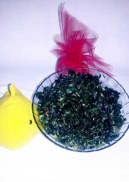 Tumis Daun Ubi Telur ala Boru Butar