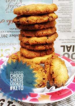 Almond Choconibs Cheese Cookies #Ketopad