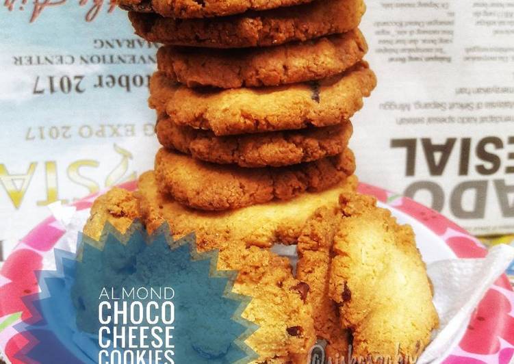 cara membuat Almond Choconibs Cheese Cookies #Ketopad