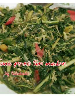 Tumis Pakis Teri Medan