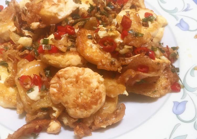 resep Tofu Udang Cabe Garam