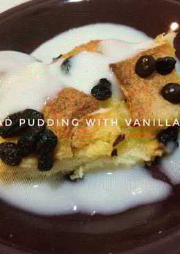 Bread pudding with vanilla vla #kamismanis