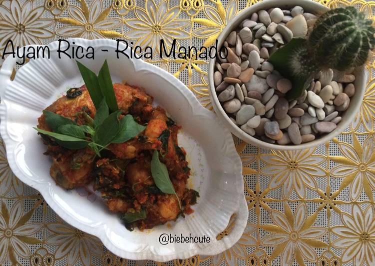 cara membuat Ayam Rica - Rica Manado