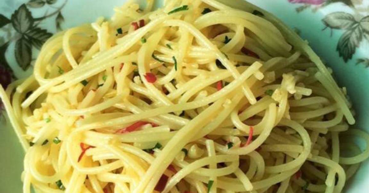 948 resep spaghetti aglio olio simple enak dan sederhana 